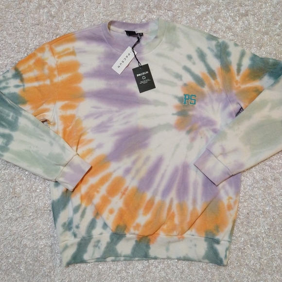 PacSun Sweaters Pacsun Mens Tiedye Crewneck Sweatshirt Poshmark